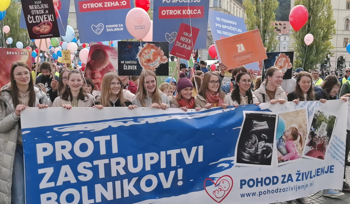 Nosilci Pohoda za življenje vedno bolj postajajo mladi Nosilci Pohoda za življenje vedno bolj postajajo mladi (foto: Marjana Debevec)