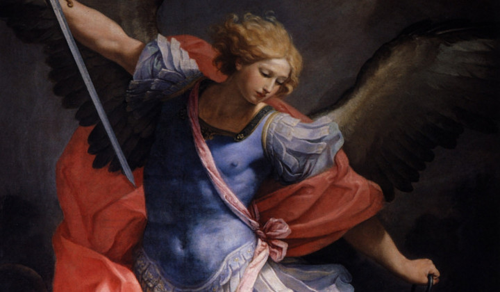 Nadangel Mihael (foto: Guido Reni, (izrez) Public domain, via Wikimedia Commons)