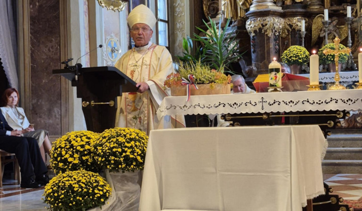 22. shod kmetov: Pridiga nadškofa msgr. dr. Antona Stresa (foto: Maja Morela Čuk)