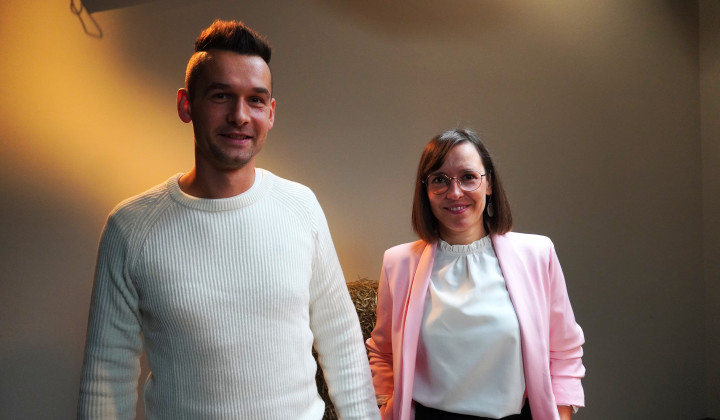 Aleš Čadež in Darja Ovsenik (foto: Jaka Korenjak)