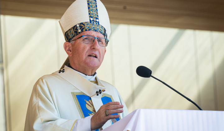 Nadškof Stanislav Zore (foto: STA / Bor Slana)