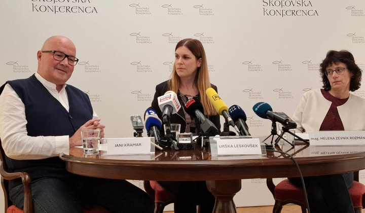 Udeleleženci tiskovne konference (foto: Marjana Debevec)