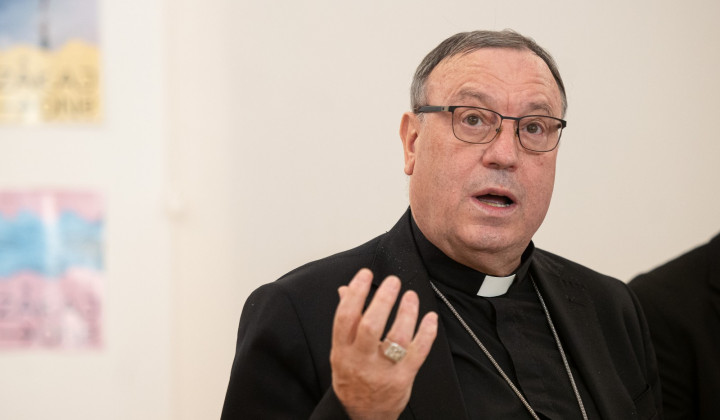 Nadškof Alojzij Cvikl (foto: Katja Kodba / STA)