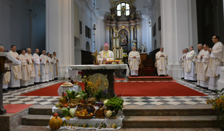 Sveta maša v stiški baziliki (foto: Jože Potrpin)