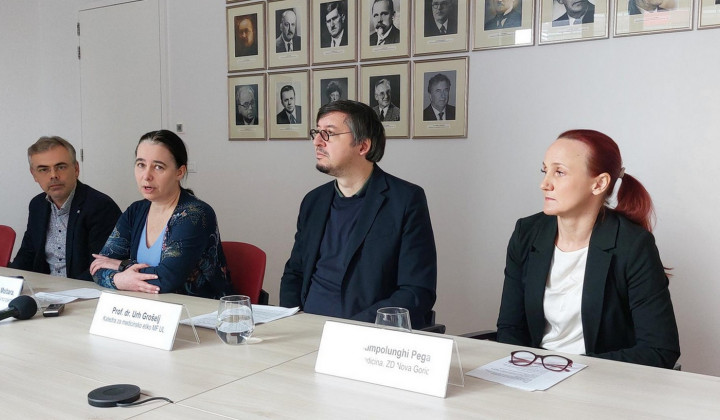Borut Škodlar, Maja Ebert Moltara, Urh Grošelj, Polona Campolunghi Pegan (foto: ARO)