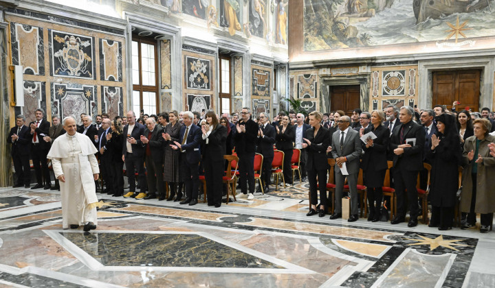 Papež Leon XIV. (foto: Mario Tomassetti/Vatican Media)