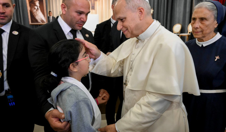 Papež je obiskal psihiatrično bolnišnico (foto: Vatican Media)
