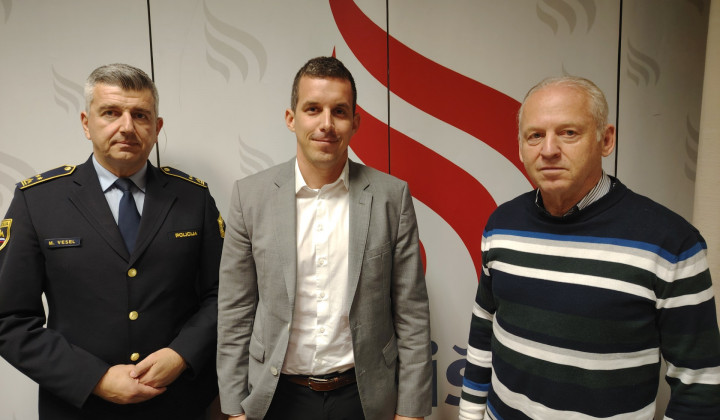 Manuel Vesel, Urban Kramar in Silvo Mesojedec (foto: ARO)