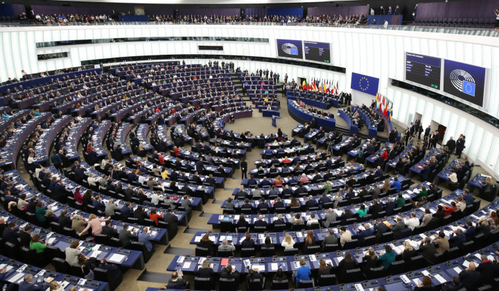 Zasedanje Evropskega parlamenta. (foto: STA)