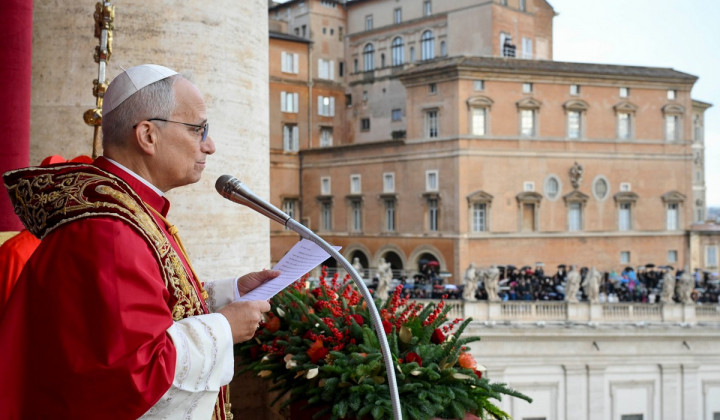 Urbi et Orbi, božič 2025 (foto: Vatican Media)