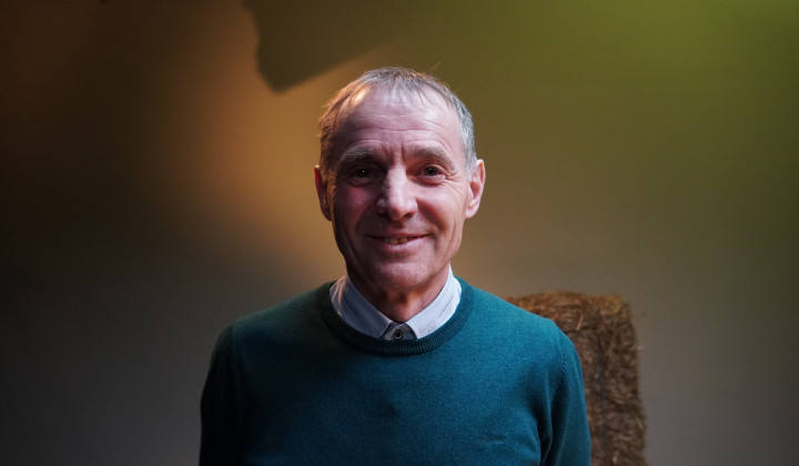 Ekološki kmet Zvonko Pukšič (foto: Jaka Korenjak)