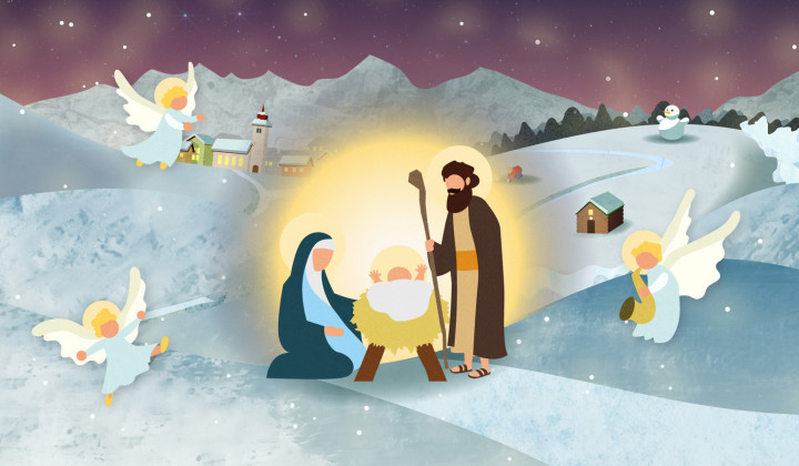 Jaslice - sveta družina (foto: Štefan Iskra)