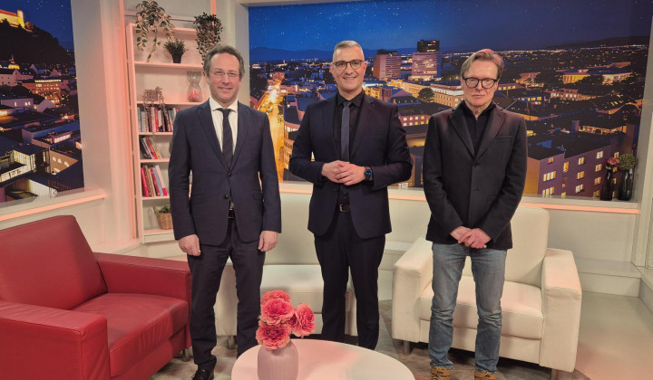 Dr. Dr. Klemen Jaklič, Alen Salihović, Jan Zobec (foto: ARO)