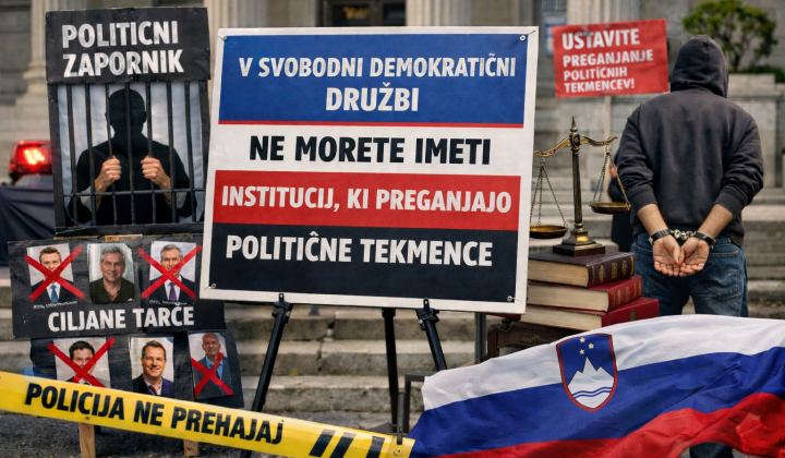 Preganjanje političnih nasprotnikov (foto: UI)