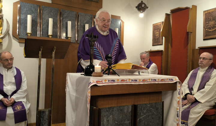 Sveta maša ob 6. obletnici smrti očeta Franca Boleta (foto: ARO)