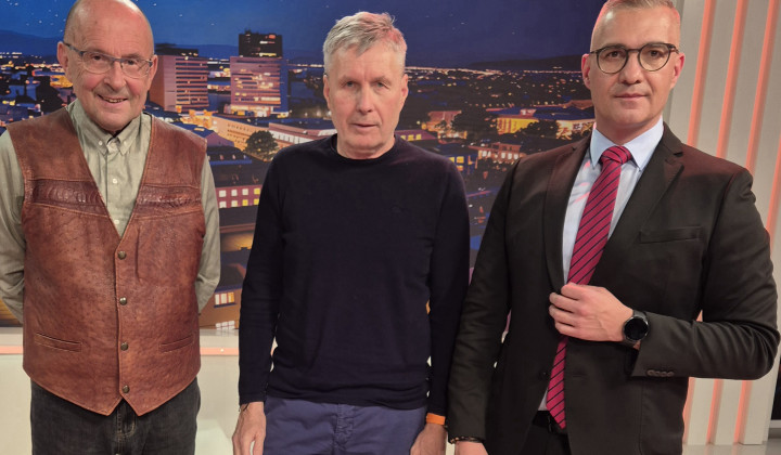 dr. Jože Dežman in Bojan Požar (foto: ARO)