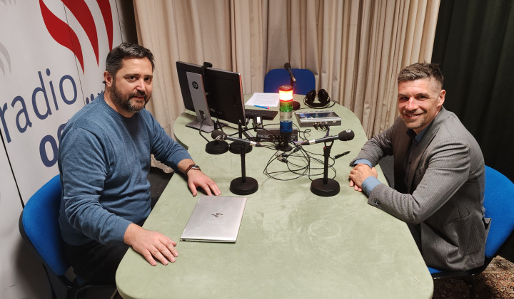 Rok Čakš (levo) in Peter Gregorčič (desno) (foto: Marcel Krek)