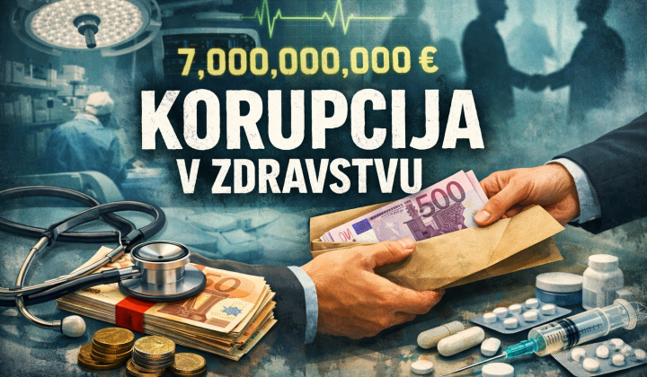 Zdravstvo in korupcija (foto: Slika je ustvarjena s pomočjo umetne inteligence )