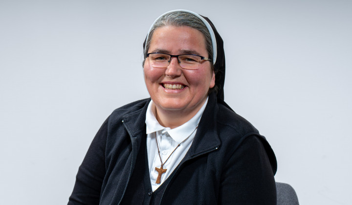 S. Tina Dajčer, šolska sestra svetega Frančiška Kristusa Kralja (foto: Izidor Šček)
