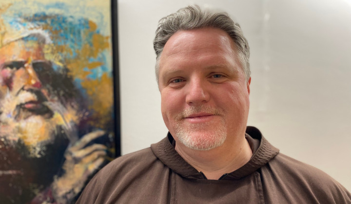 Br. Matej Nastran: Naša grešna narava išče razlage, da nam ni treba zares zagrabiti za evangelij. (foto: Urša Sešek)