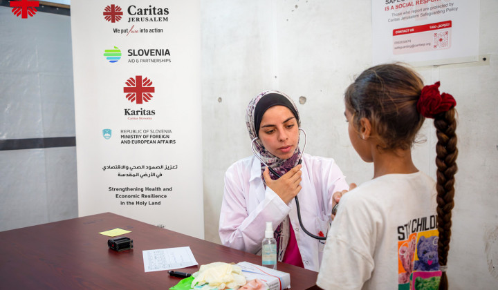 Medicinska pomoč v Gazi (foto: Karitas Jeruzalem)