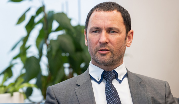 Guverner Banke Slovenije dr Primož Dolenc (foto: Bor Slana/STA)