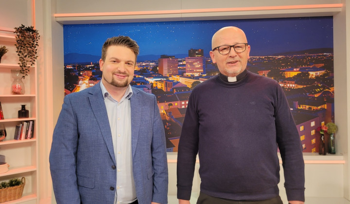 Peter Merše in dr. Jože Plut (foto: Planet TV)