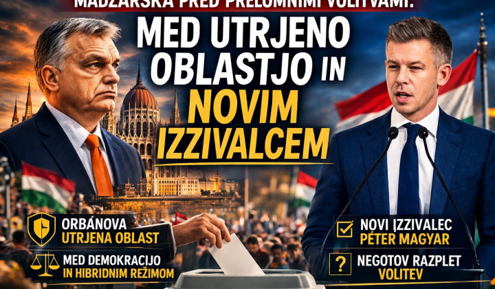 Orban vs. Magyar (foto: Umetna inteligenca)