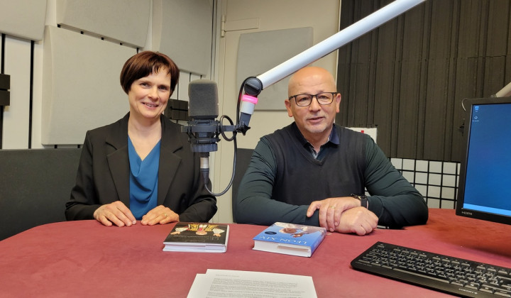 Gosta Marjana Debevec in dr. Jože Plut (foto: Tanja Dominko)