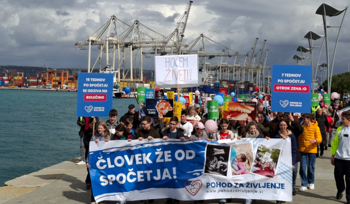 Pohod za življenje 2025 v Kopru (foto: Marjana Debevec)