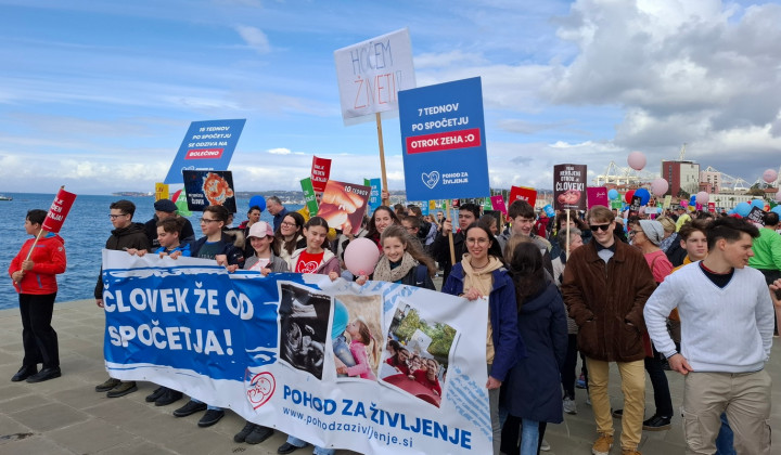 Pohod za življenje 2025 ob obali  (foto: Marjana Debevec)