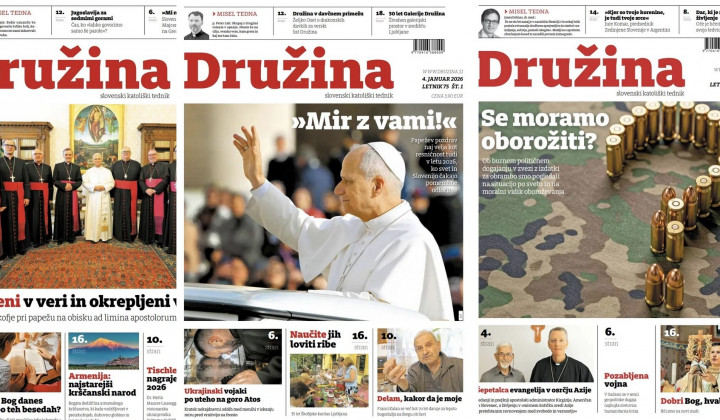 Naslovnice Družine (foto: www.druzina.si)