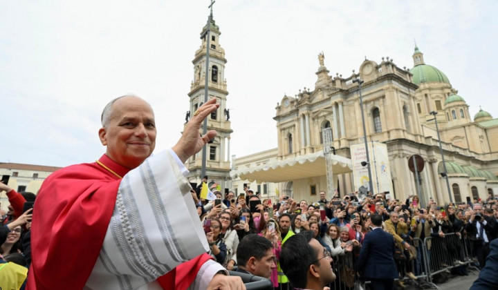 Papež v Pompejih (foto: Vatican Media)