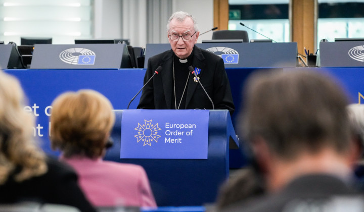 Kardinal Pietro Parolin (foto: Daina LE LARDIC/multimedia.europarl.europa.eu)