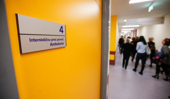 UKC Ljubljana, internistična prva pomoč (foto: Anže Malovrh/STA)
