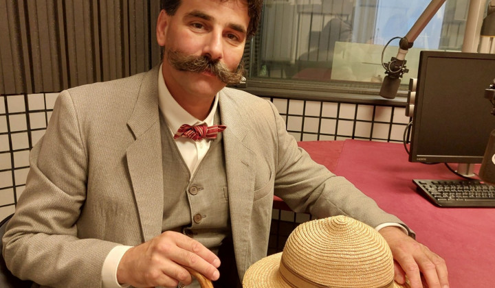 Damjan Debevec je skrbnik Rojstne hiše Ivana Cankarja na Klancu na Vrhniki (foto: NL)