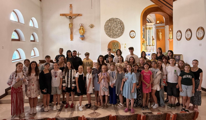 Skupinska fotografija udeležencev oratorija (foto: Ivan Skalivskyi)