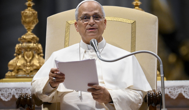 Papež Leon XIV. (foto: Simone Risoluti/Vatican Media)
