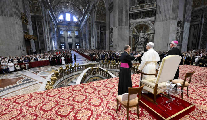 Papež Leon XIV. (foto: Mario Tomassetti/Vatican Media)