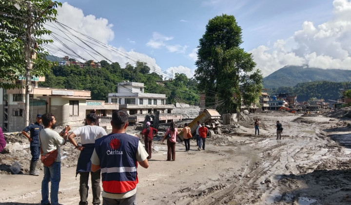 Posledice poplav (foto: Karitas Nepal/FB)