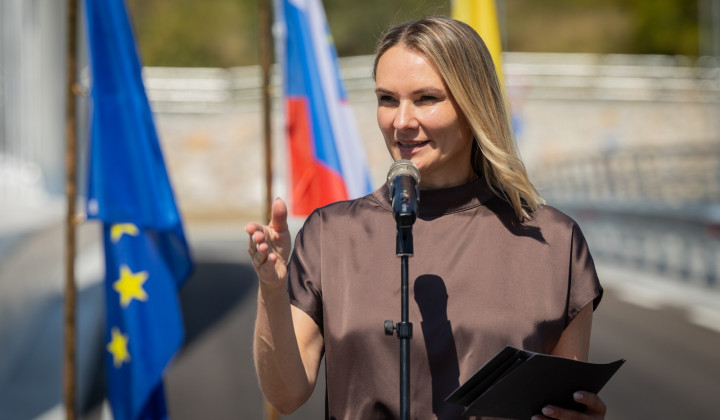 Ministrica za okolje in prostor Polona Rifelj (foto: Bor Slana/STA)