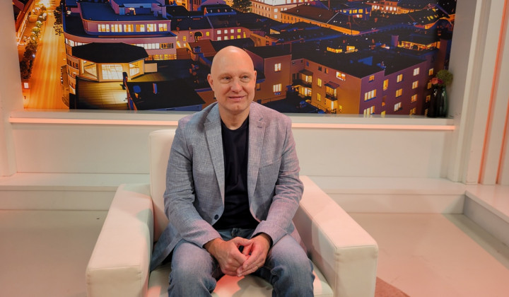 Mitja Čander, esejist in pisatelj (foto: Tanja Dominko)