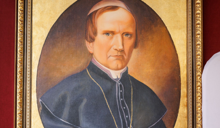 Bl. škof Anton Martin Slomšek - portret (foto: Nebojša Tejić/STA)