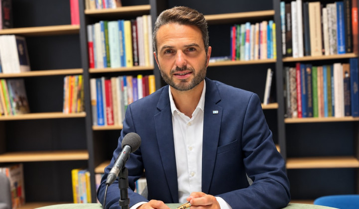 Evropski poslanec Matej Tonin (foto: Rok Mihevc)