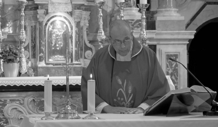Duhovnik Alojz Furlan (foto: Vir: FB Župnija Vipava)