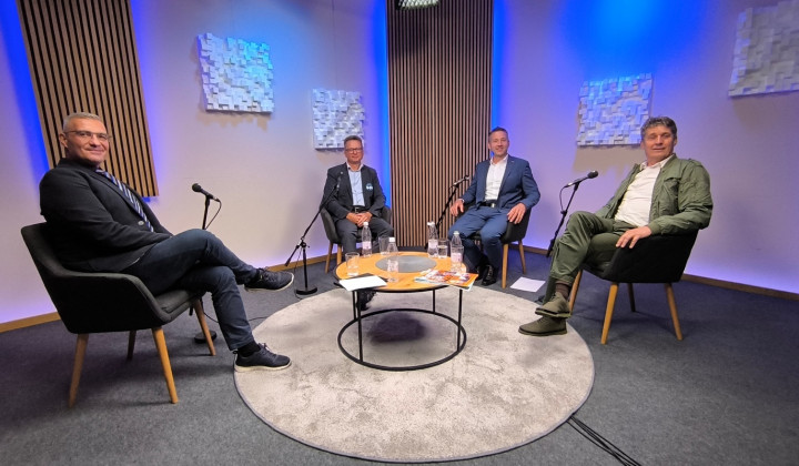 Zvone Černač (SDS), Aleksander Reberšek (NSi, SLS, Fokus), Borut Sajovic (Gibanje Svoboda) (foto: ARO)