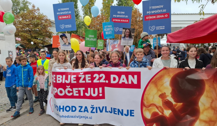 Mladi so vedno bolj nosilci Pohoda za življenje (foto: Marjana Debevec)