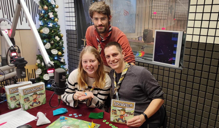 Simon Brezovnik, Boštjan Čerin in Tina Brezovnik (foto: Maja Morela)