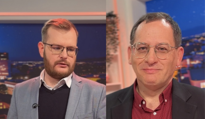 Martin Nahtigal in Andrej Marko Poznič (foto: Nika Mandelj)