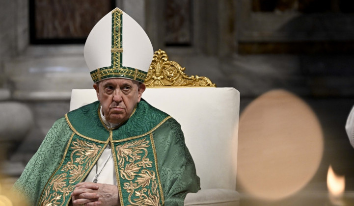 Papež Frančišek (foto: Vatican media)